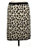 Velvet Animal Print Tan Casual Skirt Size M - photo 2
