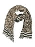 Promod Animal Print Tan Black Scarf One size - photo 1