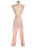 Kittenish Stripes Pink Jumpsuit Size S - photo 2