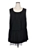 M by Marc Bouwer Black Sleeveless Blouse Size 2X - photo 1