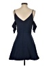 Keepsake Solid Blue Casual Dress Size S - photo 2