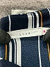 Lush Stripes Blue 3/4 Sleeve Blouse Size M - photo 7