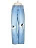The Drop 100% Cotton Hearts Blue Jeans Size 27 waist - photo 1