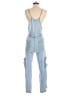 Lilyful 100% Tencel Stripes Blue Jumpsuit Size S - photo 2