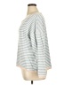 Dokotoo 100% Cotton Stripes Blue Teal Pullover Sweater Size XL - photo 5
