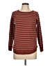 Pink Clover Stripes Burgundy Pullover Sweater Size L - photo 1
