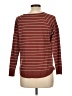 Pink Clover Stripes Burgundy Pullover Sweater Size L - photo 2