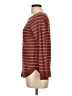 Pink Clover Stripes Burgundy Pullover Sweater Size L - photo 5