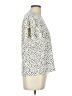 Shein Polka Dots Ivory Short Sleeve Blouse Size L - photo 4