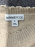 Minnie Rose Solid Tan Pullover Sweater Size S - photo 7
