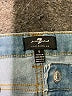7 For All Mankind Solid Blue Jeans Size 6 - photo 3