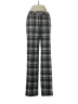 Adam Lippes 100% Wool Plaid Black Wool Pants Size 2 - photo 1