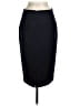 J.Crew 100% Wool Solid Black Blue Wool Skirt Size 8 - photo 2