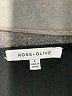 Rose + Olive Black Long Sleeve Blouse Size L - photo 7