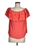 Rebecca Minkoff 100% Polyester Orange Short Sleeve Blouse Size M - photo 1