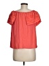 Rebecca Minkoff 100% Polyester Orange Short Sleeve Blouse Size M - photo 2