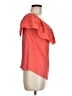 Rebecca Minkoff 100% Polyester Orange Short Sleeve Blouse Size M - photo 4