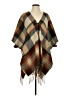 St. John's Bay 100% Acrylic Brown Tan Poncho Size OSFA - photo 1