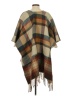 St. John's Bay 100% Acrylic Brown Tan Poncho Size OSFA - photo 2