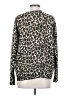 Vince Camuto Animal Print Brown Pullover Sweater Size S - photo 2