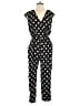 Corey Lynn Calter 100% Viscose Polka Dots Black Jumpsuit Size S - photo 1