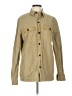 Super Dry Tan Long Sleeve Button-Down Shirt Size L - photo 1