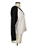 Central Park West Color Block Gray Cardigan Size XS - photo 4