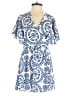 Shein 100% Polyester Paisley Blue Romper Size 2 - photo 1