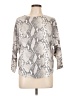Sioni Silver 3/4 Sleeve Blouse Size L - photo 1