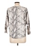 Sioni Silver 3/4 Sleeve Blouse Size L - photo 2