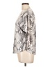 Sioni Silver 3/4 Sleeve Blouse Size L - photo 5