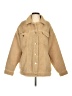 Missguided 100% Polyester Tan Faux Fur Jacket Size 4 - photo 1