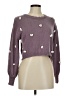 Assorted Brands Polka Dots Purple Pullover Sweater Size M (estimated) - photo 1