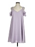Peppermint 100% Polyester Solid Purple Casual Dress Size S - photo 1