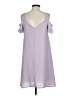 Peppermint 100% Polyester Solid Purple Casual Dress Size S - photo 2