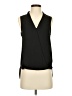 Three Eighty Two 100% Polyester Black Sleeveless Blouse Size XS - photo 1