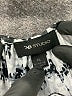 AB Studio Silver White Short Sleeve Blouse Size XL - photo 7