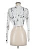 Shein Silver Long Sleeve T-Shirt Size M - photo 2