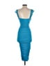 Shein 100% Polyester Blue Cocktail Dress Size 2 - photo 2