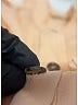 Chloé 100% Silk Ivory Tan Long Sleeve Silk Top Size EU (FR) 34 / US 2 - photo 8