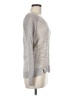 Ann Taylor LOFT Metallic Silver Pullover Sweater Size M - photo 4