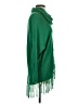 NY Collection 100% Acrylic Green Poncho Size S - photo 4