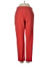 Theory Solid Red Linen Pants Size 2 - photo 1