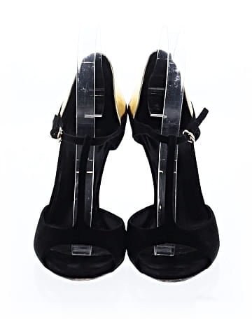 Gucci Vintage Suede T Strap Heels (view 2)