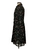 Veronica M. 100% Polyester Print Black Casual Dress Size XS - photo 5