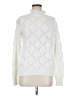 NANETTE Nanette Lepore 100% Polyester White Turtleneck Sweater Size M - photo 1