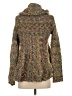 Shima Novelli Tweed Brown Cardigan Size S - photo 2