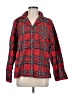 Sleeper 100% Cotton Plaid Red Long Sleeve Button-Down Shirt Size M - photo 1