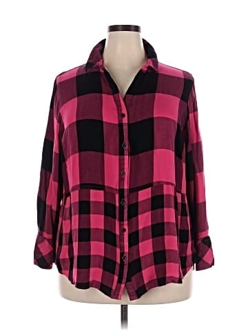 Cato Long Sleeve Button-Down Shirt (view 1)