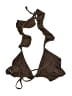 Shein Brown Swimsuit Top Size 6 - photo 2